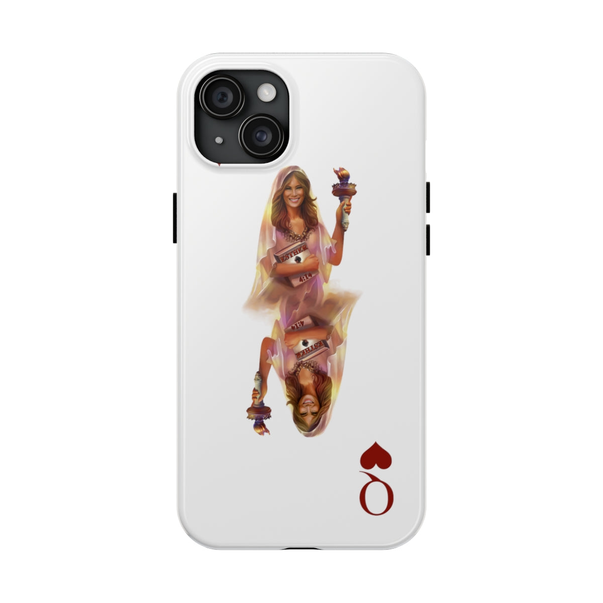 Melania, Queen of Hearts – Tough Phone Cases