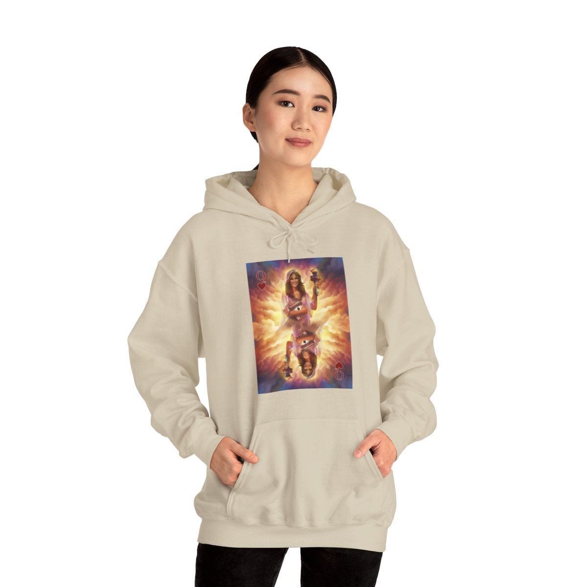 Melania Queen Unisex Heavy Blend™ Hooded Sweatshirt