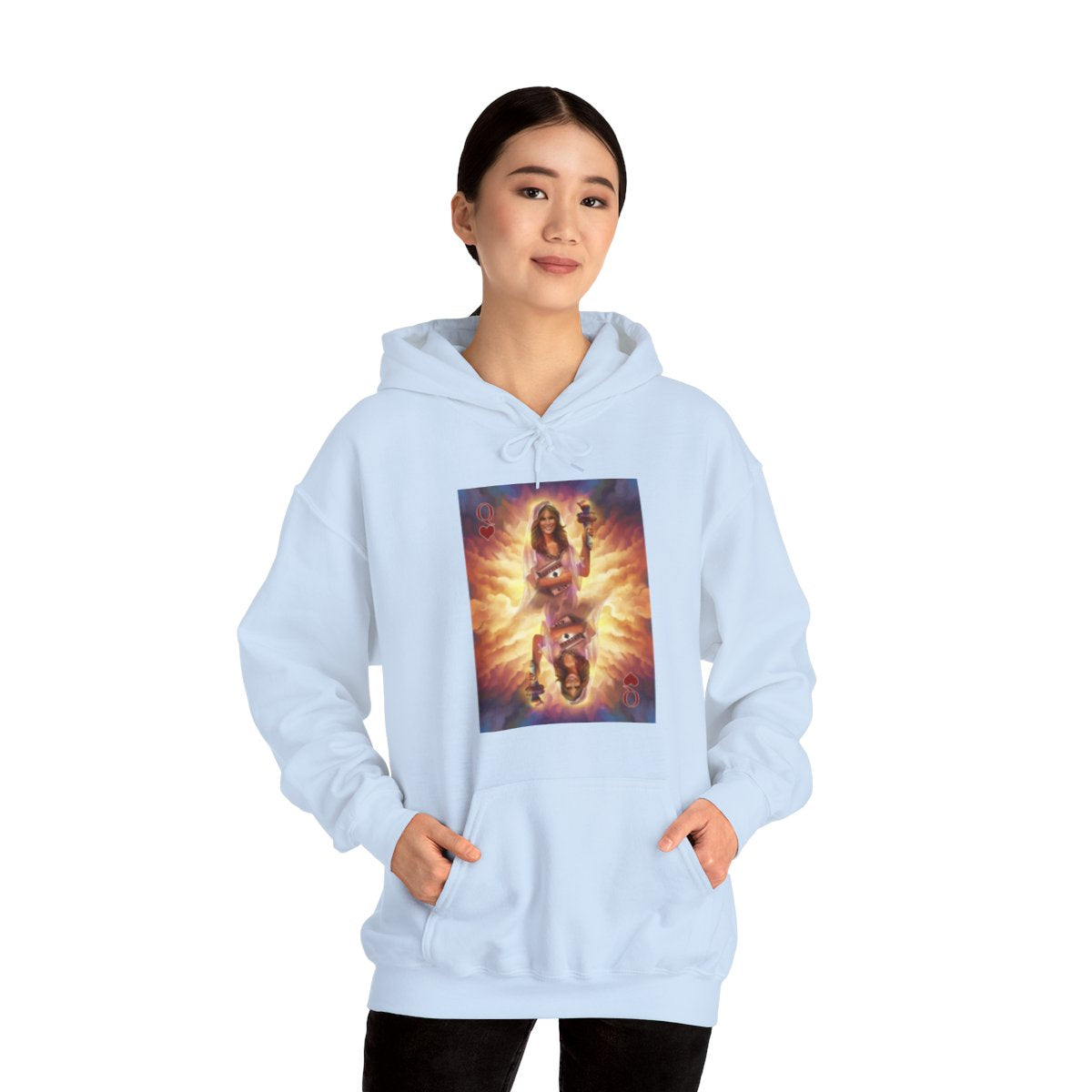 Melania Queen Unisex Heavy Blend™ Hooded Sweatshirt