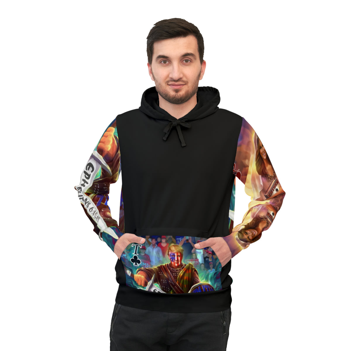 The donor deck multi-card – Colorblock Athletic Hoodie