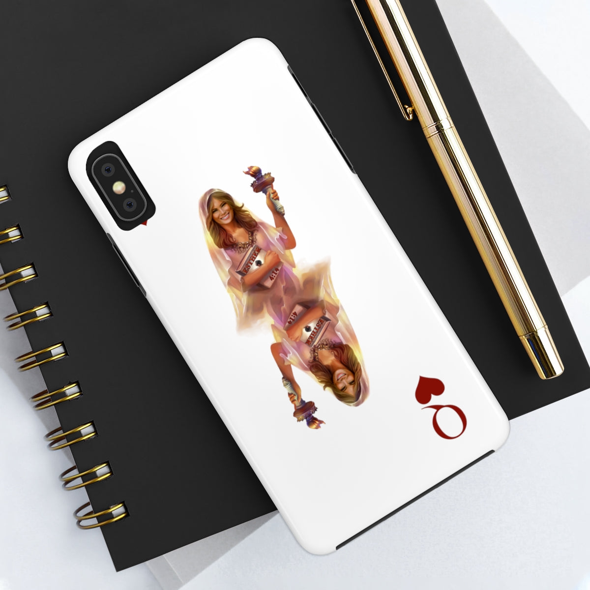 Melania, Queen of Hearts – Tough Phone Cases