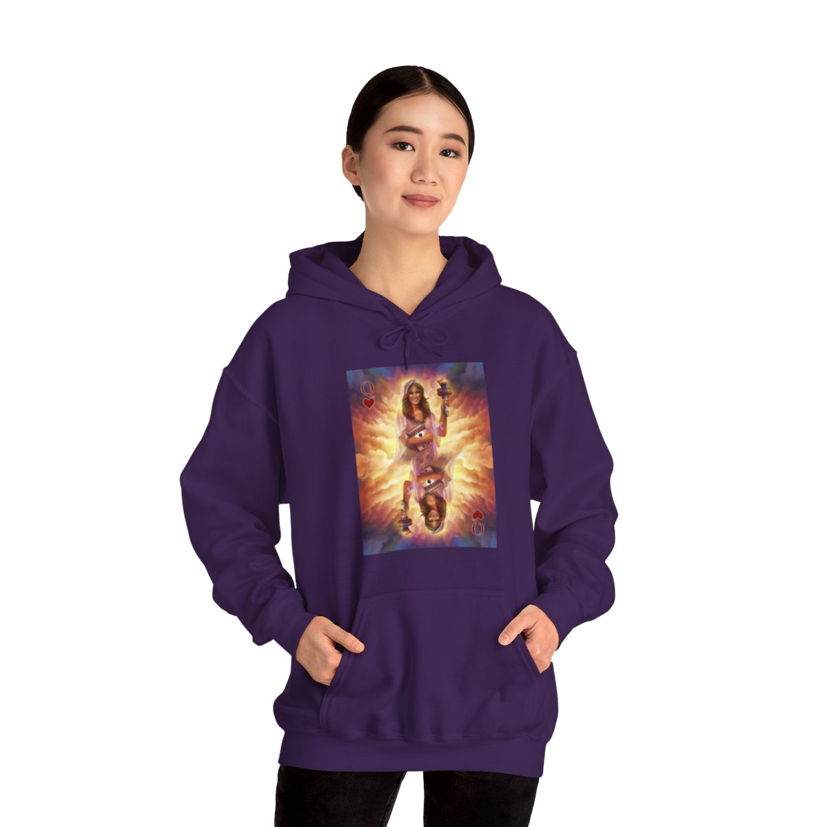 Melania Queen Unisex Heavy Blend™ Hooded Sweatshirt