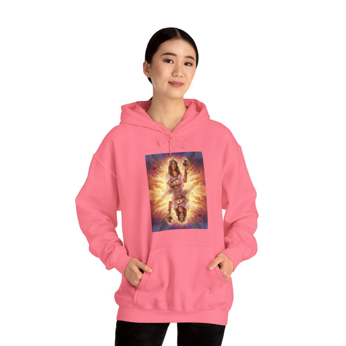 Melania Queen Unisex Heavy Blend™ Hooded Sweatshirt