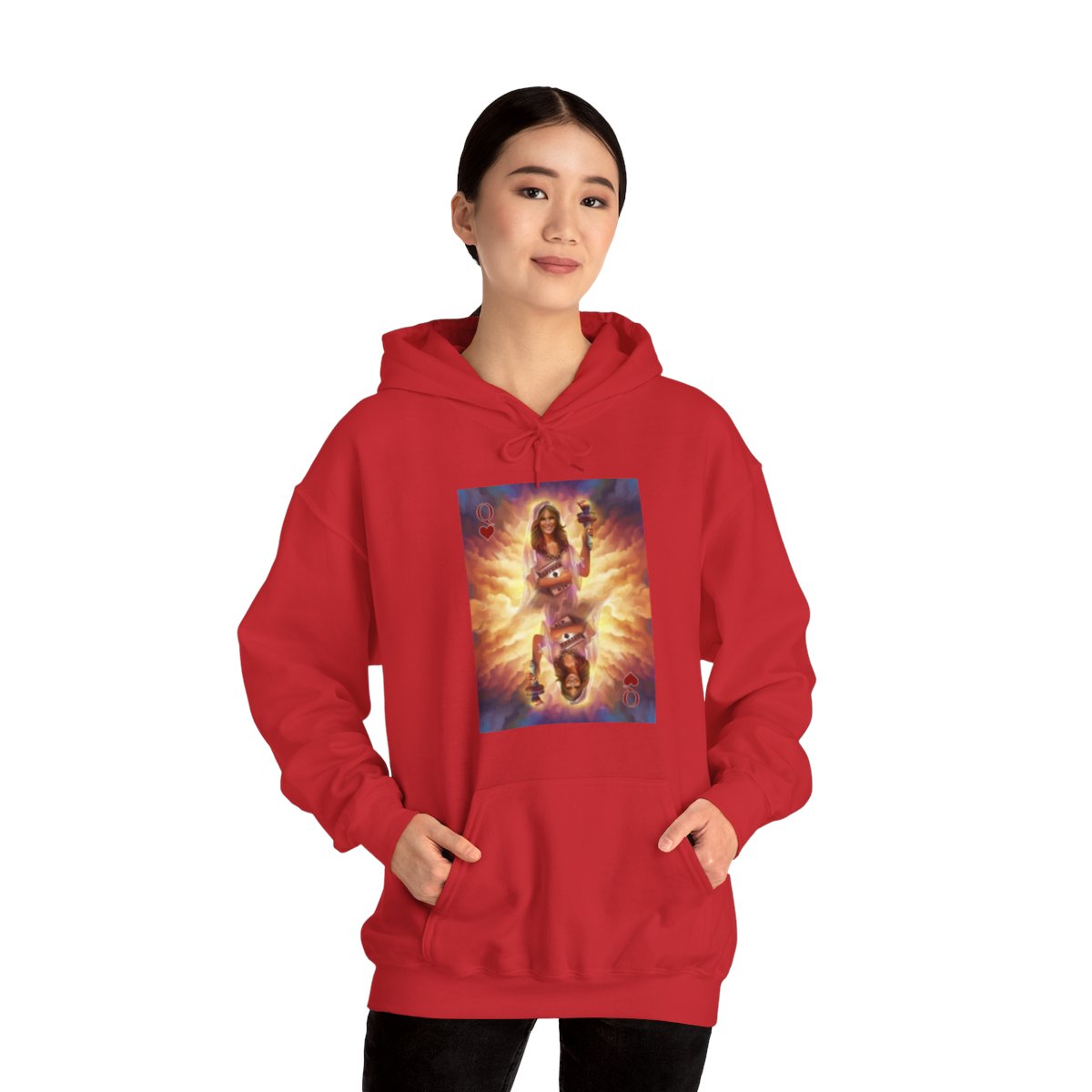 Melania Queen Unisex Heavy Blend™ Hooded Sweatshirt