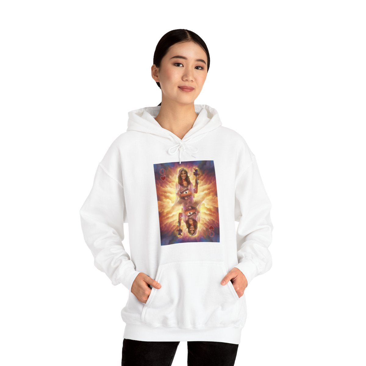 Melania Queen Unisex Heavy Blend™ Hooded Sweatshirt